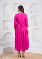 Rayon Kurti for Women, Pink 