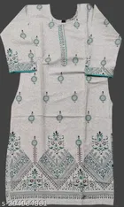 Cotton Blend Printed Kurti for Women 