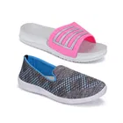 Combo of Sliders & Casual Shoes for Women 