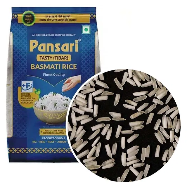Pansari Tasty Basmati Rice (Tibar) 5 kg