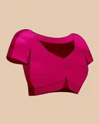 Silk Woven Design Saree for Women, Pink 