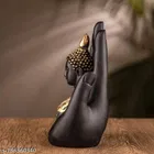 Polyresin Handcrafted Palm Buddha Showpiece 
