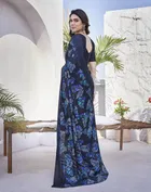 Chiffon Printed Saree for Women 
