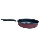 Aluminium Non-Stick Fry Pan (Red,  22 cm)