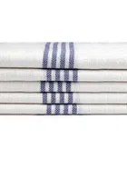 Cotton Solid Face & Hand Towels (Blue, Pack of 5 ) (34x14 inches)