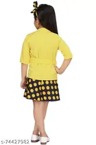 Crepe Frock for Girls 