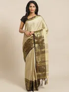 Cotton Embellished Saree for Women 