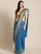 New Fancy Chanderi Silk Festive Sarees 