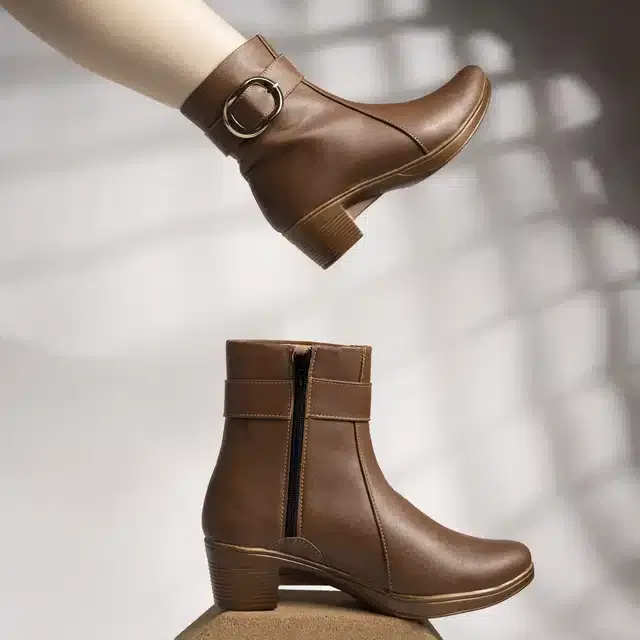 Boots for Women (Brown, 40)
