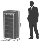 6 Layer Plastic Collapsible Shoe Racks 