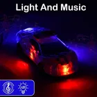 Push and Go Police Car Toy with Lights & Music 