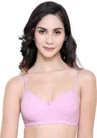 Cotton Blend Non Padded Bra for Women 
