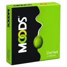 Moods 4-in-1 Condom Combo Pack Strawberry, Chocolate, Dotted & Climax Delay [3 Sheets Each, Pack of 12 Condoms]