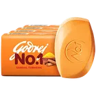 गोदरेज न.1 सैंडल एंड टर्मेरिक बाथिंग सोप 4X150 g 