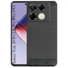 Artificial Leather Infinix X6851B / Note 40Pro Plus Back Cover 