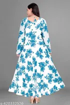 Georgette Printed Gown for Women 