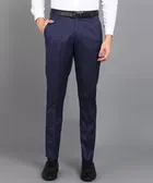 Formal Trouser for Men (Navy Blue, 28)
