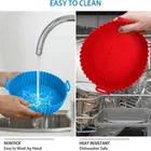 KT Reusable Non-Stick Air Fryer Silicone Pot Liner 8.5 inch