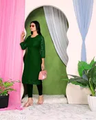 Net Kurti for Women,  Green  
