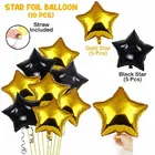 3rd Happy Birthday Balloon Decoration Kit, Black, Set of 1