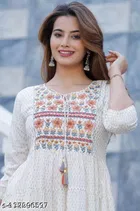 Rayon Printed Kurti for Women 