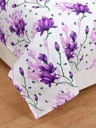Polycotton Double Bedsheet with 2 Pillow Cover 