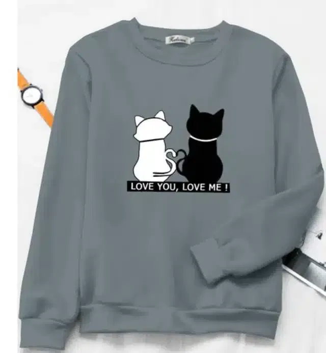 Full Sleeves T-Shirt for Men (Grey, XL)