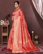 Banarasi Silk Zari Woven Saree for Women 