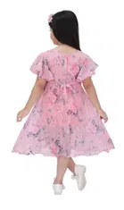 Georgette Printed Dress for Girls 