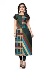 AK Fashion Mall Women Crepe Kurti 