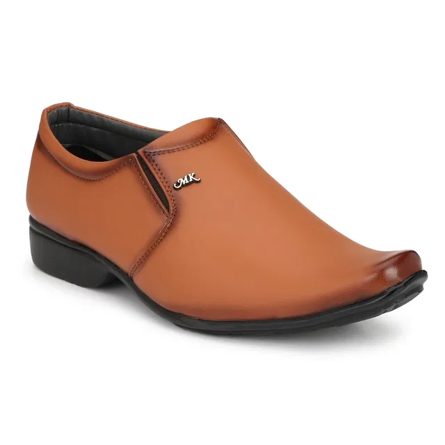 Formal Shoes for Men (Tan, 8)