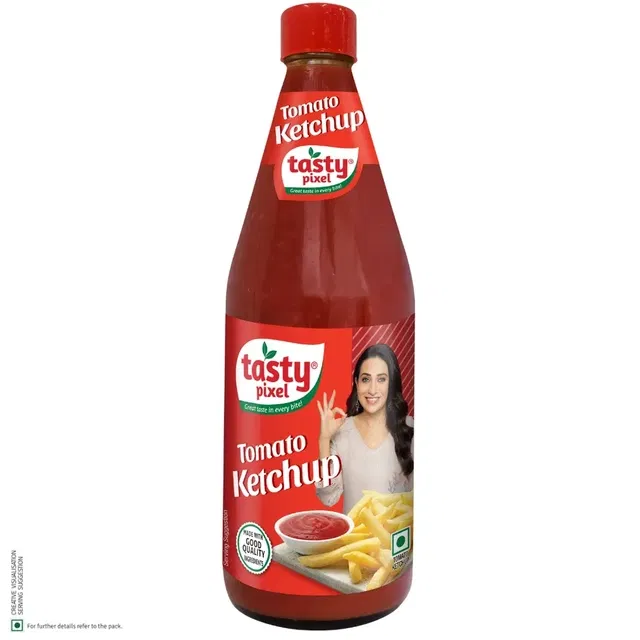 वीबा टेस्टी पिक्सल टोमेटो कैचप 1 kg (बोतल)