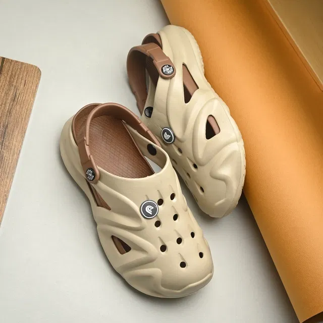 Clogs for Men (Beige, 7)