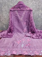 Silk Blend Embroidered Punjabi/All Over Suits for Women 
