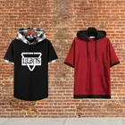 Cotton Blend Printed Hoodie for Men 