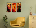 MDF 3 Pcs Designer Wall Painting for Home & Office 