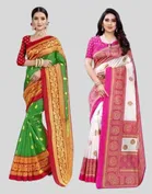 Art Silk Printed Sarees for Women 