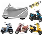 Polyester Universal Waterproof Motorcycle Cover (Silver)
