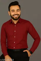 Cotton Blend Solid Shirts for Men, Multicolor 