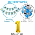 1st Happy Birthday Balloon Decoration Kit, Blue, Set of 1