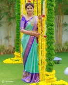 Banarasi Silk Zari Woven Saree for Women 