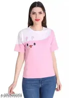 Nylon T-shirt for Women, Multicolour 