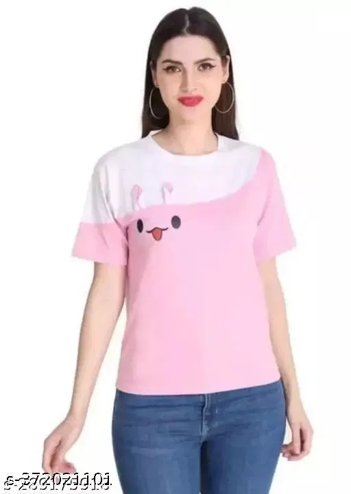 Nylon T-shirt for Women, Multicolour (M)