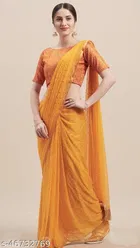 Chiffon Printed Saree for Women 