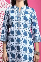 Cotton Printed Top for Women 