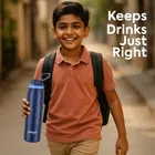 Pexpo Alaska 900 PU Insulated Water Bottle with Sipper Cap 700ml - Blue