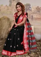 शारदा क्रिएशन कॉटन एम्बेलिशड साड़ी 