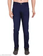 Denim Jeans for Men (Navy Blue, 28)