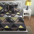 CG Homes Cotton Bedsheet 90x100 Inch with 2 Pillow Cover 