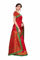 SVB आर्ट सिल्क साड़ी फॉर विमेंस 